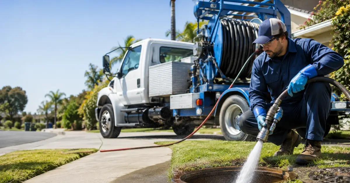 Hydro jet sewer cleaning Hawaiian Gardens
