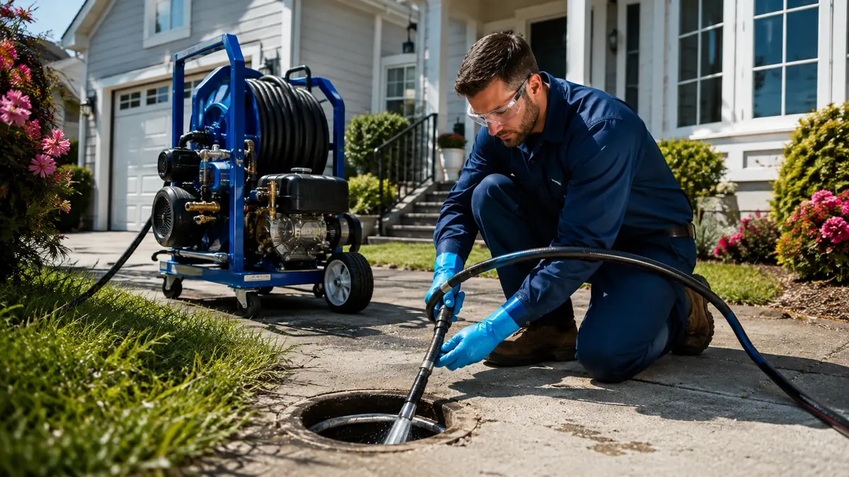Residential Hydro Jet Drain Cleaning in Hawaiian Gardens