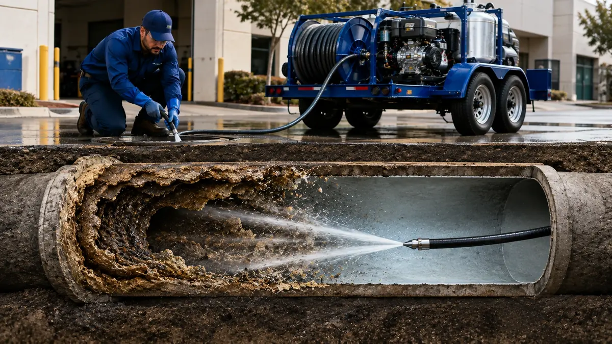 Sewer Pipe Descaling in Hawaiian Gardens